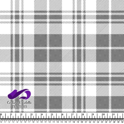 Classique plaid - Black and Gray Plaid Fabric Pattern