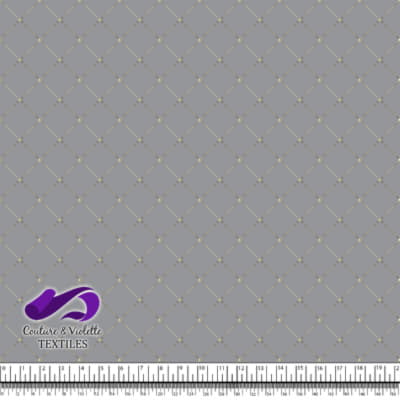 Faux matelassé - Gold - Ultimate gray