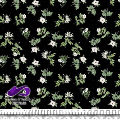 Anemone Flowers - Black