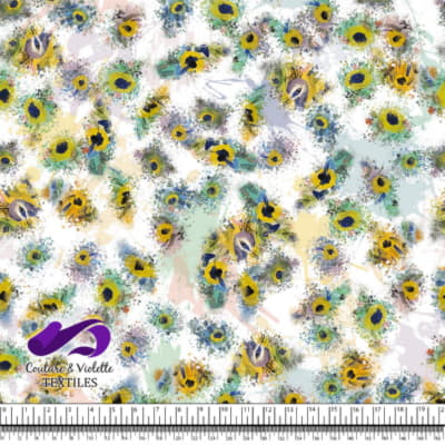 Paon Elisabeth - Eye spots - White