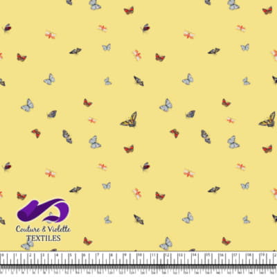 Butterflies - Minimalist - Yellow