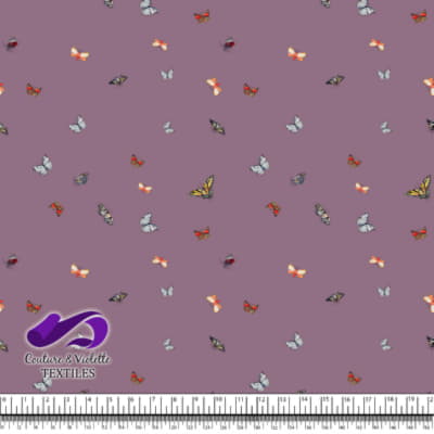 Butterflies - Minimalist - Mauve