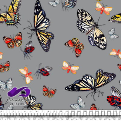 Butterflies - Ultimate gray