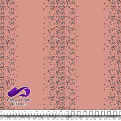 Papillon - Bordure - Fleur du désert