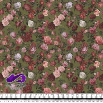 Autumn flowers - Olive