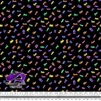 Colorful Sewing and Craft Words