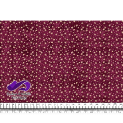 Winter Christmas Red - Stars