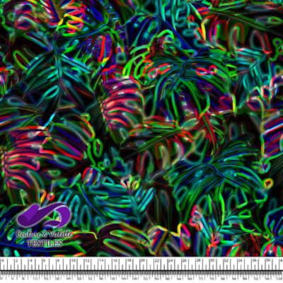 Johnny Jungle - Monstera with effect Neon