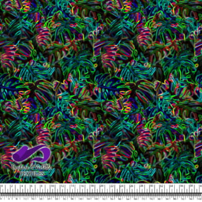 Johnny Jungle - Monstera with effect Neon