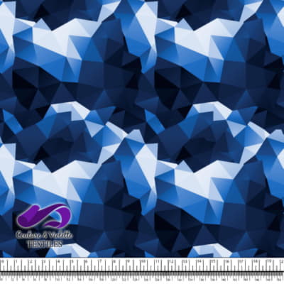 Texture Géo - Triangle Bleu