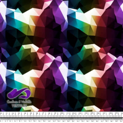 Texture Géo - Triangle arc-en-ciel