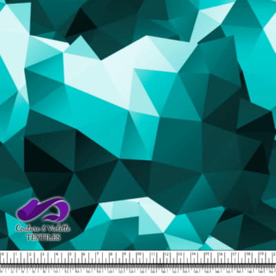 Texture Géo - Triangle teal