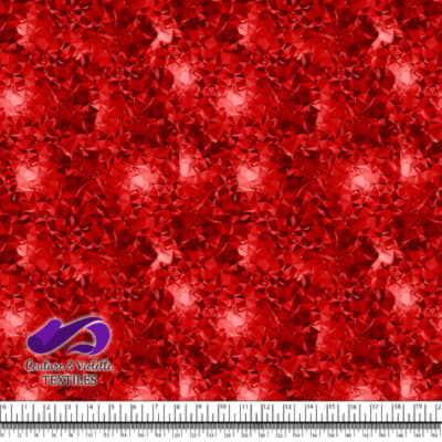 Texture Géo - Rouge cristal