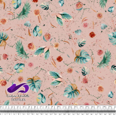 Monstera - Mix - Plastered pink