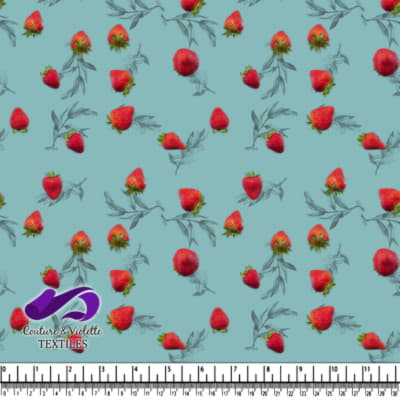 Salade de fruits - Fraise - Dusty Aqua