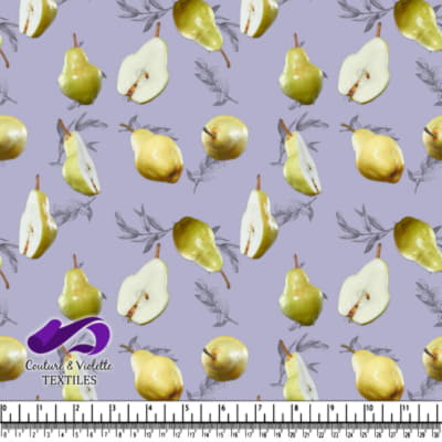 Salade de fruits - Poire - Dusty Lilac