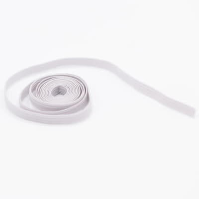 Flat elastic band 6mm - White