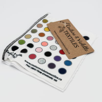 Sample of printed fabrics